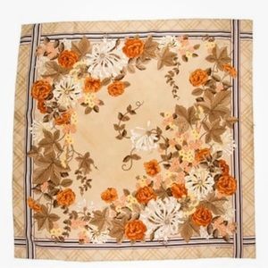 Vintage silk Burberry scarf